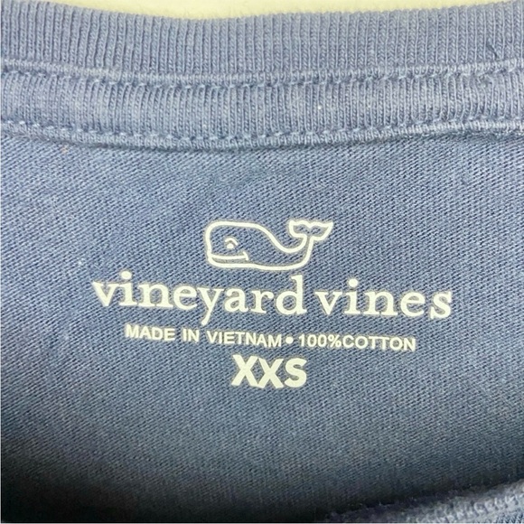 Vineyard Vines St. Paddy's Day Long Sleeve Shirt Navy Women’s XXS - Picture 5 of 8